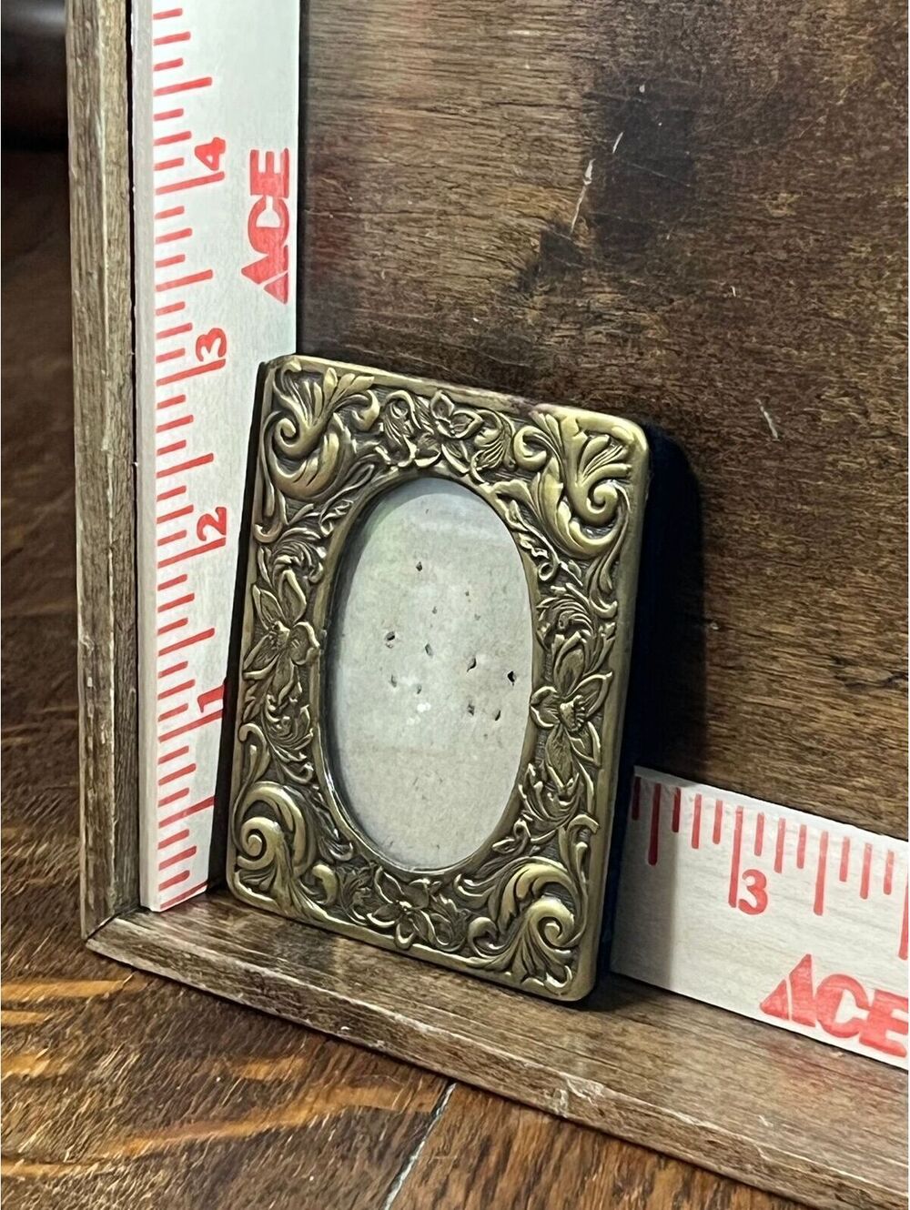 Vintage Golden Tone Picture Frame